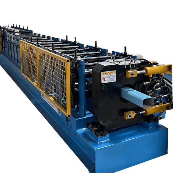 Roofing Water Gutter Roll Forming Machine , Steel Square Downspout Machine