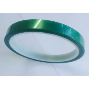 Cheap ISO9001 Dark Green Polyester Tape 85um With Silicone Adhesive For Coating wholesale