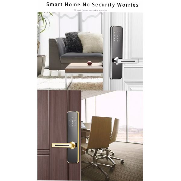 Courtyard Electronic Entry Door Lock Courtyard Gate Sunscreen Access Password