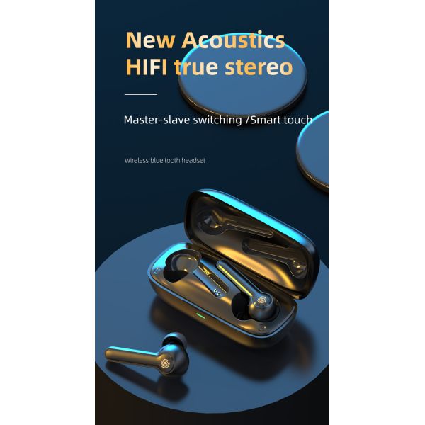 ODM 9d Lightweight Wireless Earbuds Powerful Battery Life Headphones