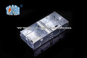 Cheap BS4662 GI Switch One Gang / Two Gang Electrical Boxes And Covers, GI Conduit Boxes wholesale