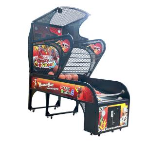 Cheap Crazy Dunker Arcade Basketball Hoop Game Machine , Kids Indoor Basketball Shooting Machine wholesale