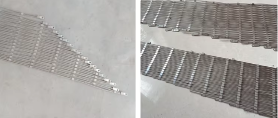 Ferrule Type 100 Meter Length Stainless Steel Wire Rope Mesh For Fall Protection