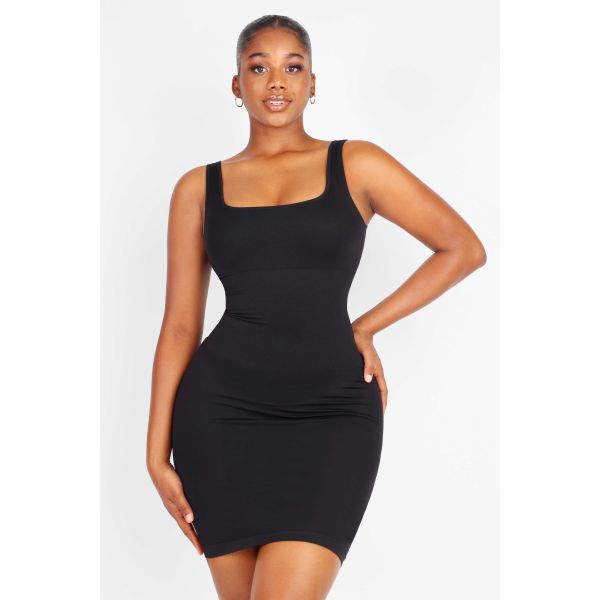 2024 Fashion Element Simple Midi Dresses For Women Slim Fit Sleeveless Skirt For Your