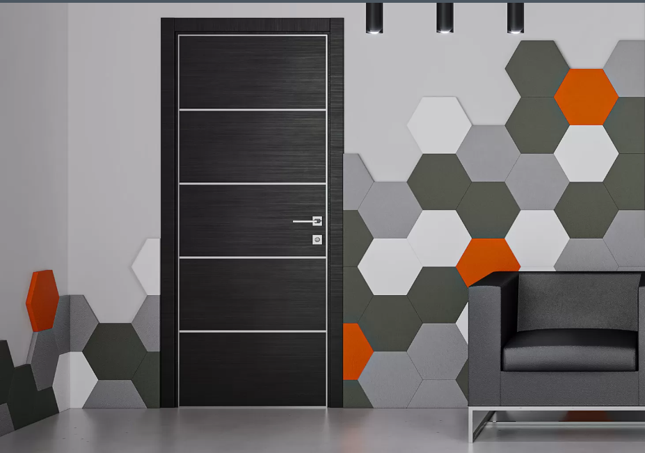 150mm 180mm PET Hexagonal Acoustic Panels High Density Sound Absorbing