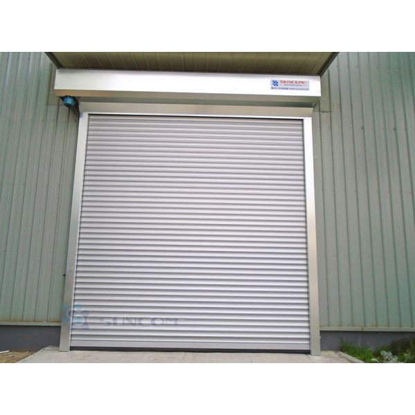 5000mm*5000mm Outside Industrial Security Door With Built in Photo Cell