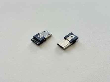 USB Micro-B Male Wire Connector 4Pin Gold-Plated Terminal | Electronic Signal Cable Connector for Mobile Devices & PCB Assembly