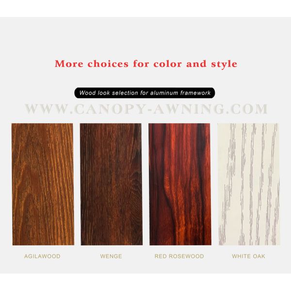 outdoor garden park corridor wood look alu Aluminium aluminum gazebo pavilion kiosk pergola gate patio canopy shelter