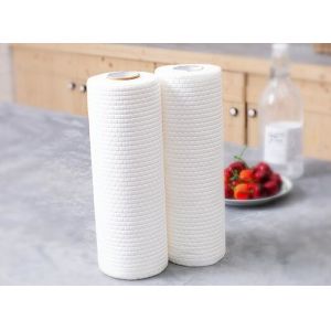 Cheap Wood Pulp Nonwoven Fabric 60gsm Disposable Dish Cloths wholesale