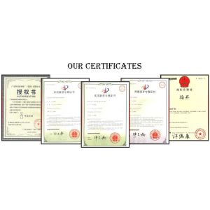 Foshan Hanzson building materials Co.,Ltd Certifications
