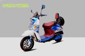 China Pedal Assisted Scooter 500W 60V Dc Hub Motor , Two Wheeled Moped Electric Scooter on sale