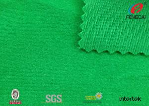 Cheap Green Colour Brushed Polyester Tricot Knit Fabric For Snooker Table 150CM Width wholesale