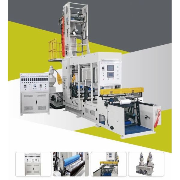 Automatic Co Extrusion Blown Film Extruder ABA With Inline Printing Unit