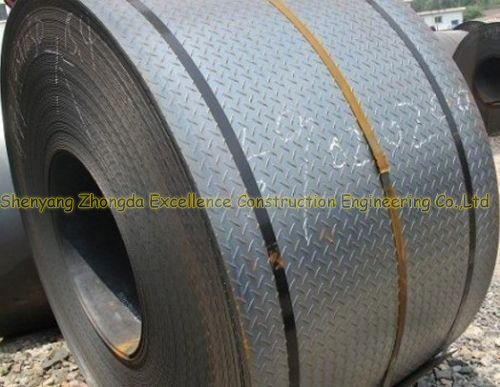 Hot rolled steel checker plates and coils for decoration