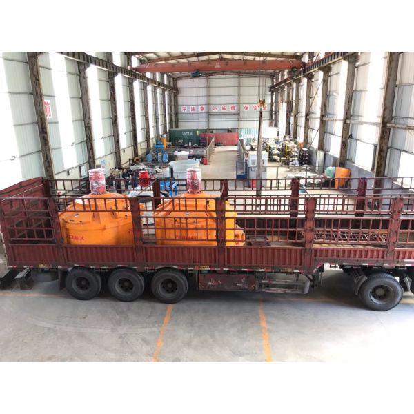 Low Energy Consumption Planetary Concrete Mixer Glass Material Chemical Mixing