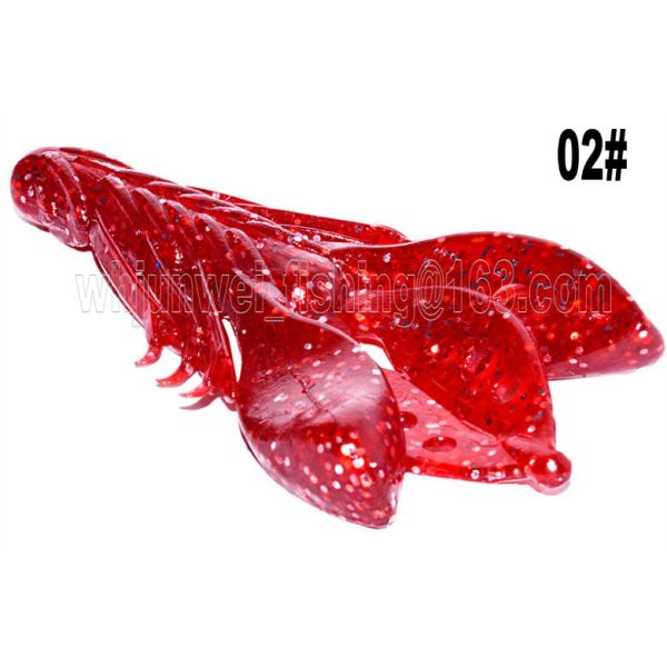 new style 90mm 12.5g butterfly shrimp soft fishing lure