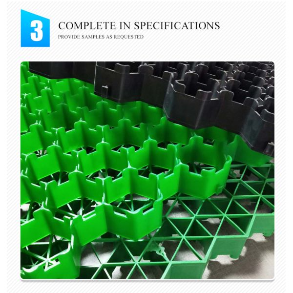 HDPE Plastic Planting Grass Paver Grid for Parking Lot and Driveway at 500mm Length