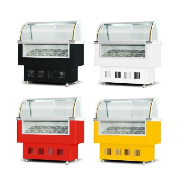 Glass Door Preservation Table Stainless Steel Refrigeration Facilities 1.8m