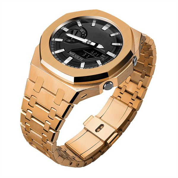 Casio Ga2100 G Shock Case Metal Rubber Watch Band 316L Stainless Steel Watch Case