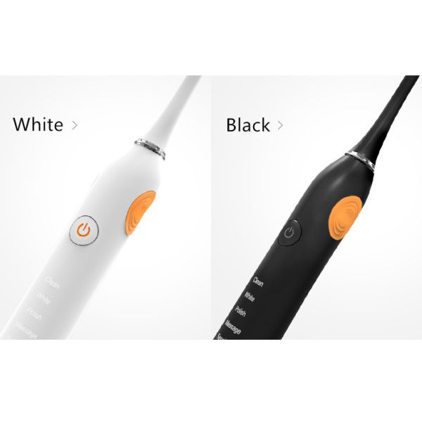 Sonic Waterproof Tooth Whitening Electric Toothbrush With Brush Head Replacement Teeth Whitener Cleaning Oral Hygiene