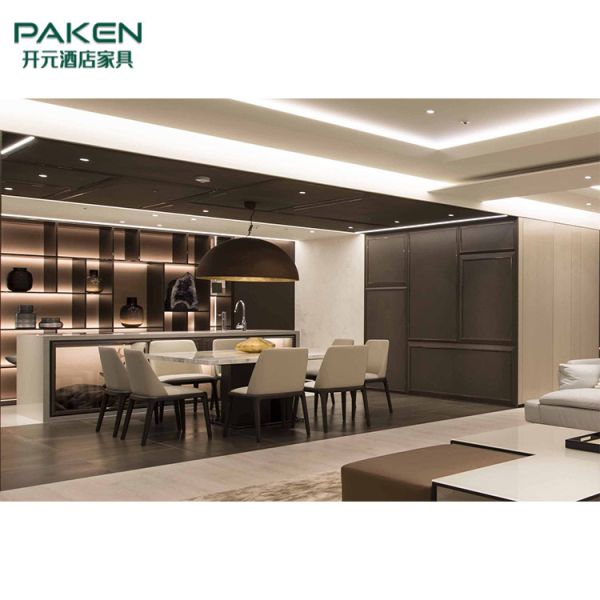 Elegant And Warm Style Customize Modern Villa Furniture Living Room Furniture