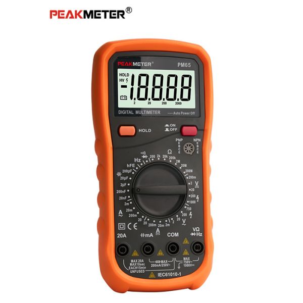 High Performance AC&DC voltage current Auto rang Digital Multimeter Data Hold Auto Power Off Meter