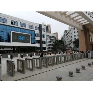 304 Stainless Steel Half Height Turnstile For School Entrance