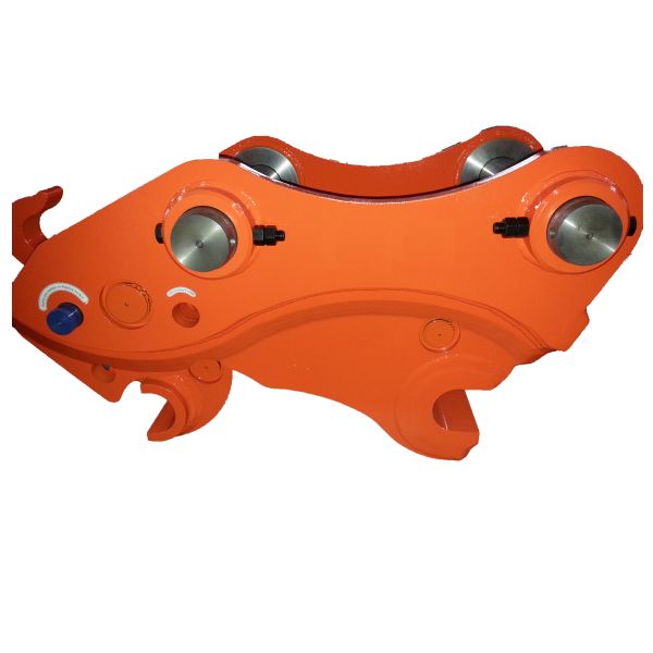 200 kg Mini Excavator Quick Coupler with Mechanical Quick Hitch in Yellow/Orange/Blue