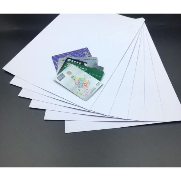 White And Colored PVC Core Sheet 0.34mm Thickness For Smart Cards Production