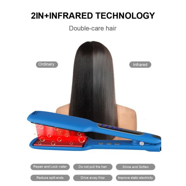 Ultrasonic Infrared Cold Flat Iron 48.8x110mm 360 Degree Free Swivel