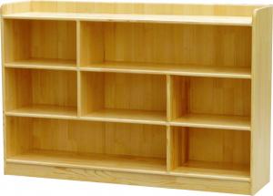 China wooden classroom storage cabinets kids toys shelf book shelf supplier on sale
