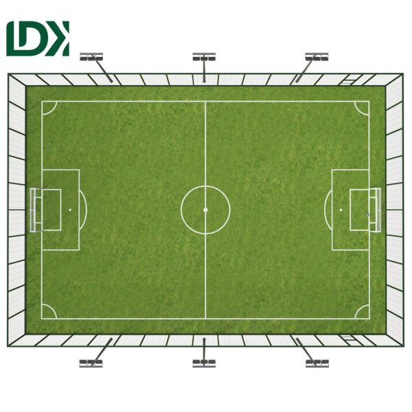 Durable Customized Soccer Field 50m X 20m Indoor Soccer Turf Sports Equipment