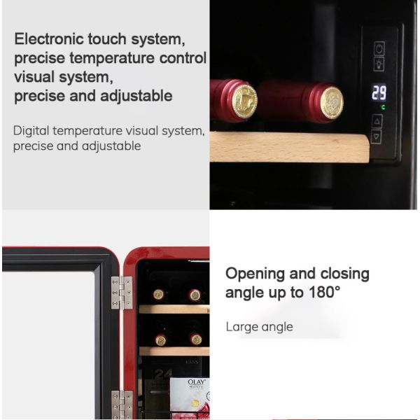 Arc 42L Wine Cooler Refrigerator 1.5 Cu Ft Constant Temperature And Humidity Household