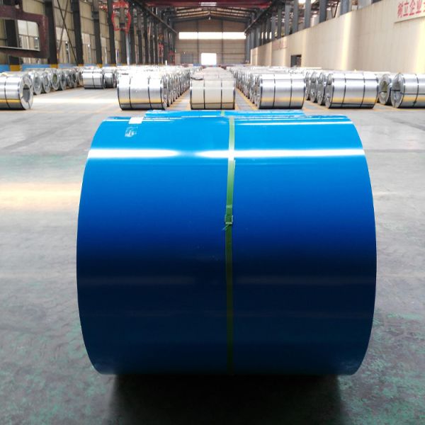 4mm - 300mm Prepainted Galvanized Steel Coils Hot Dip Blue PPGi 60g/M² ISO9001