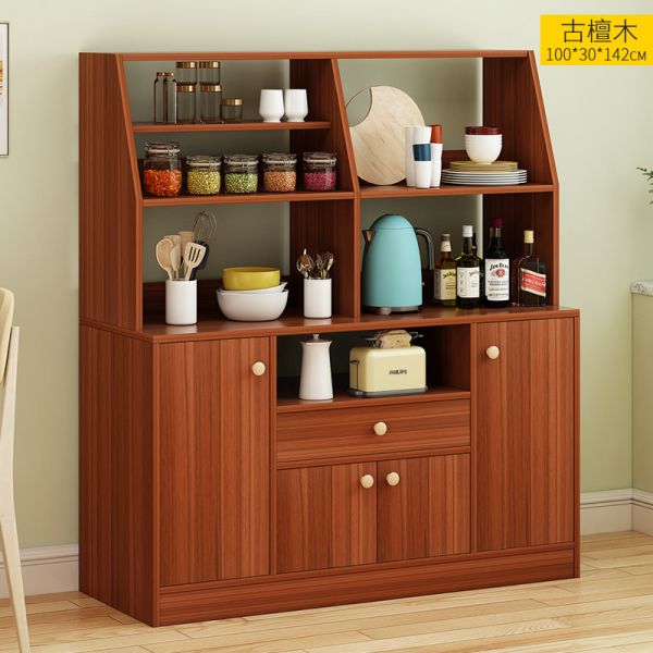 Multi Layers Kitchen Storage Shelf , Wear Resistant Modern Buffet Cabinet