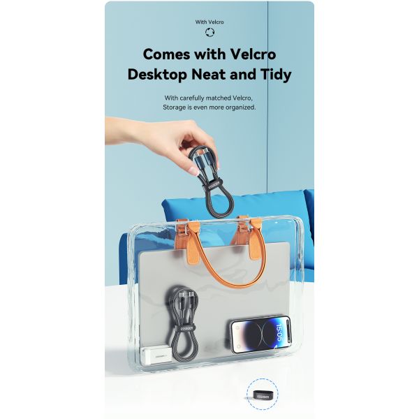 ESSAGER ES-X45 USB C to C Fast Charging Cable PD 100W 5A 1m 2m 3m