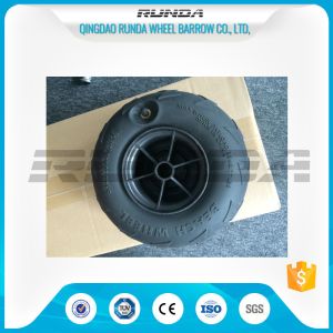 Cheap No Axle Pneumatic Wheelbarrow Wheels Puncture Resistant PVC 230mm*115mm wholesale