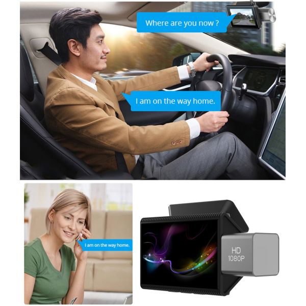 4G Android 8.1 Rearview Mirror Car HD DVR 1080p IPS Touch Streaming Media