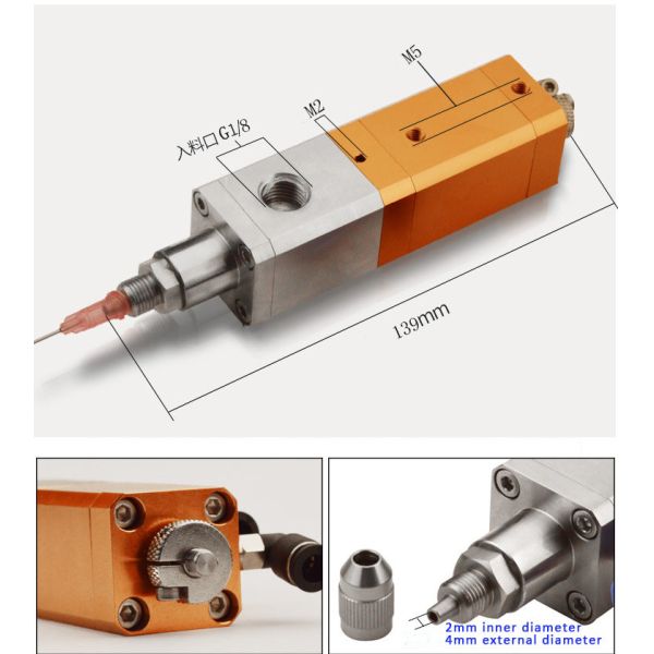 Single And Double Dispensing Valve High Precision Micro Dispensing Valve