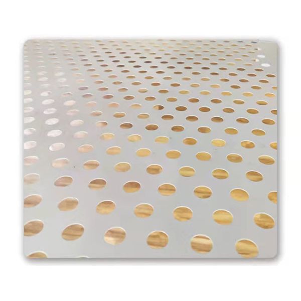 8 × 16mm Air Filter Mesh Punched Hexagonal Anti Crack