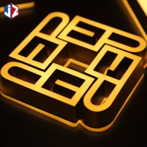 China AC240V Light Up Acrylic Signs Advertising LED 3D Acrylic Signage on sale