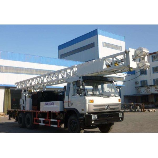 6X4 Special Crane Chassis 350m Truck Mounted Drilling Rig