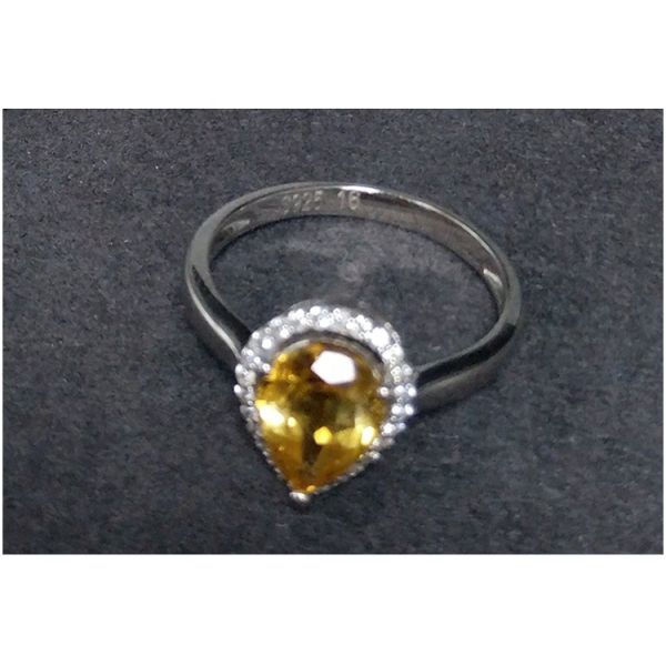 Diamond Wedding 24K Personalized Silver Ring