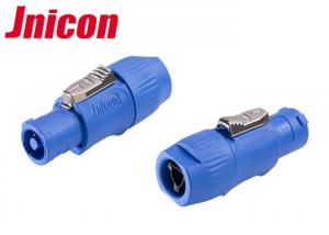 Cheap Blue IP65 Waterproof LED Connectors High Refined Copper Contact Retardant Material wholesale