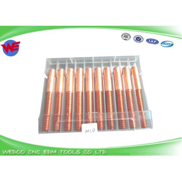 CNC EDM Machine EDM Threading Electrodes M10 Copper Material Thread Tapper