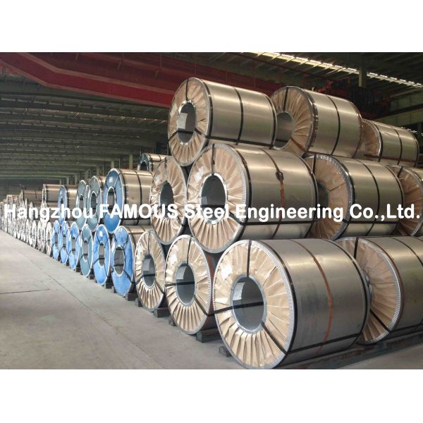 Metal Steel Building Galvalume Steel Coil / Steel Plate With ASTM / EN
