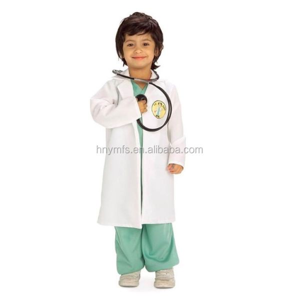 Custom Size Kids Doctor Costume Scientist Children Surgeon Doctor Lab Coat