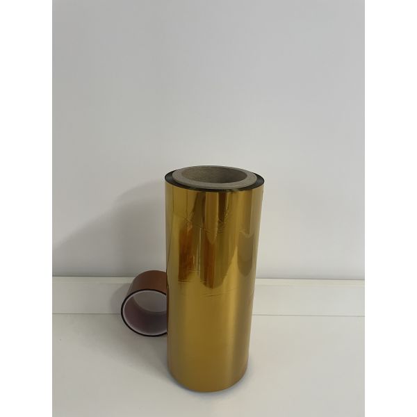 Polyimide film with copper coating employed in flexible circuit contexts