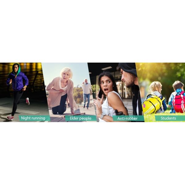 Security personal alarm devices personal aaa battery alarm bell anti rape self defense weapons