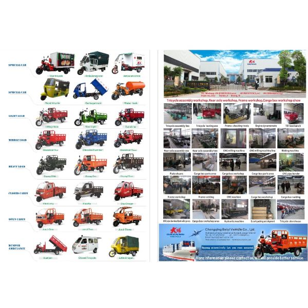 Mini Trike Auto Taxi Tricycle with Booster Rear Axle and 6 Passenger Seating Capacity